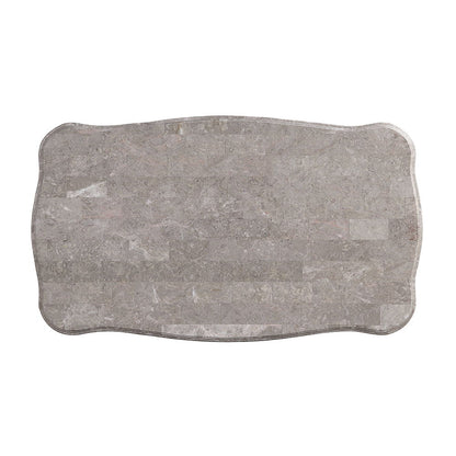 Ciddrenar - Coffee Table - Marble Top & White