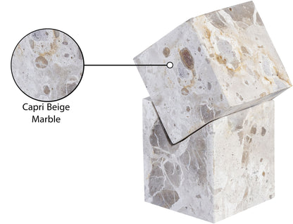 Quad - Marble Decorative Cube