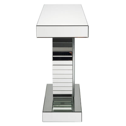 Nysa - 47"L Console Table - Mirrored & Faux Crystals