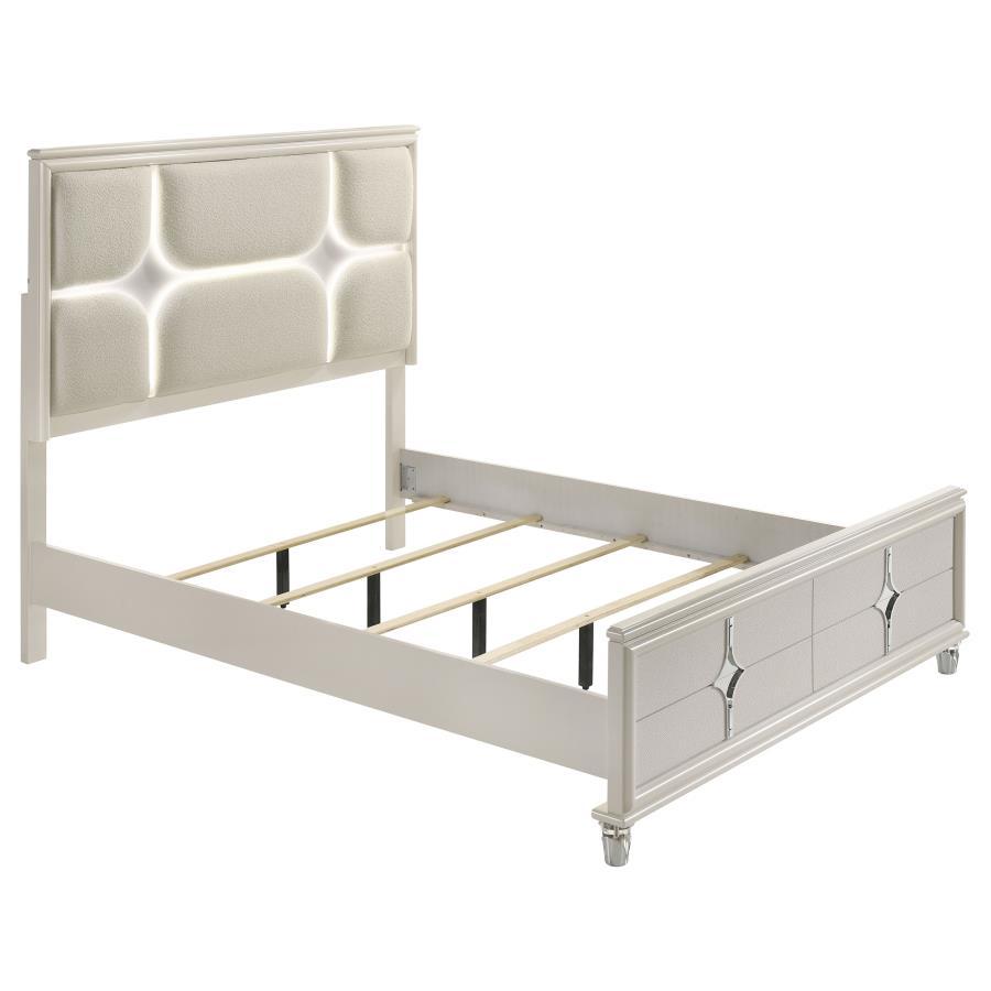 Olivia - Panel Bed LED Headboard