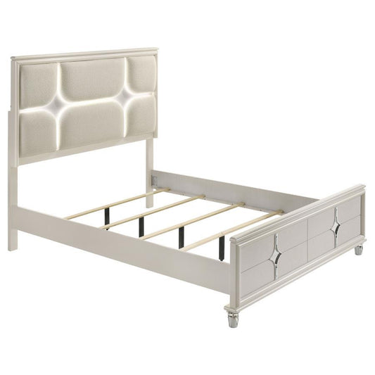 Olivia - Panel Bed LED Headboard