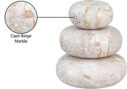 Pumpkin - 3 Piece Marble Decorative Object