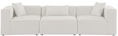 Cube - Linen Modular 3 Seat Sofa