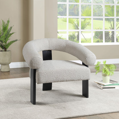 Winston - Accent Chair With Black Legs