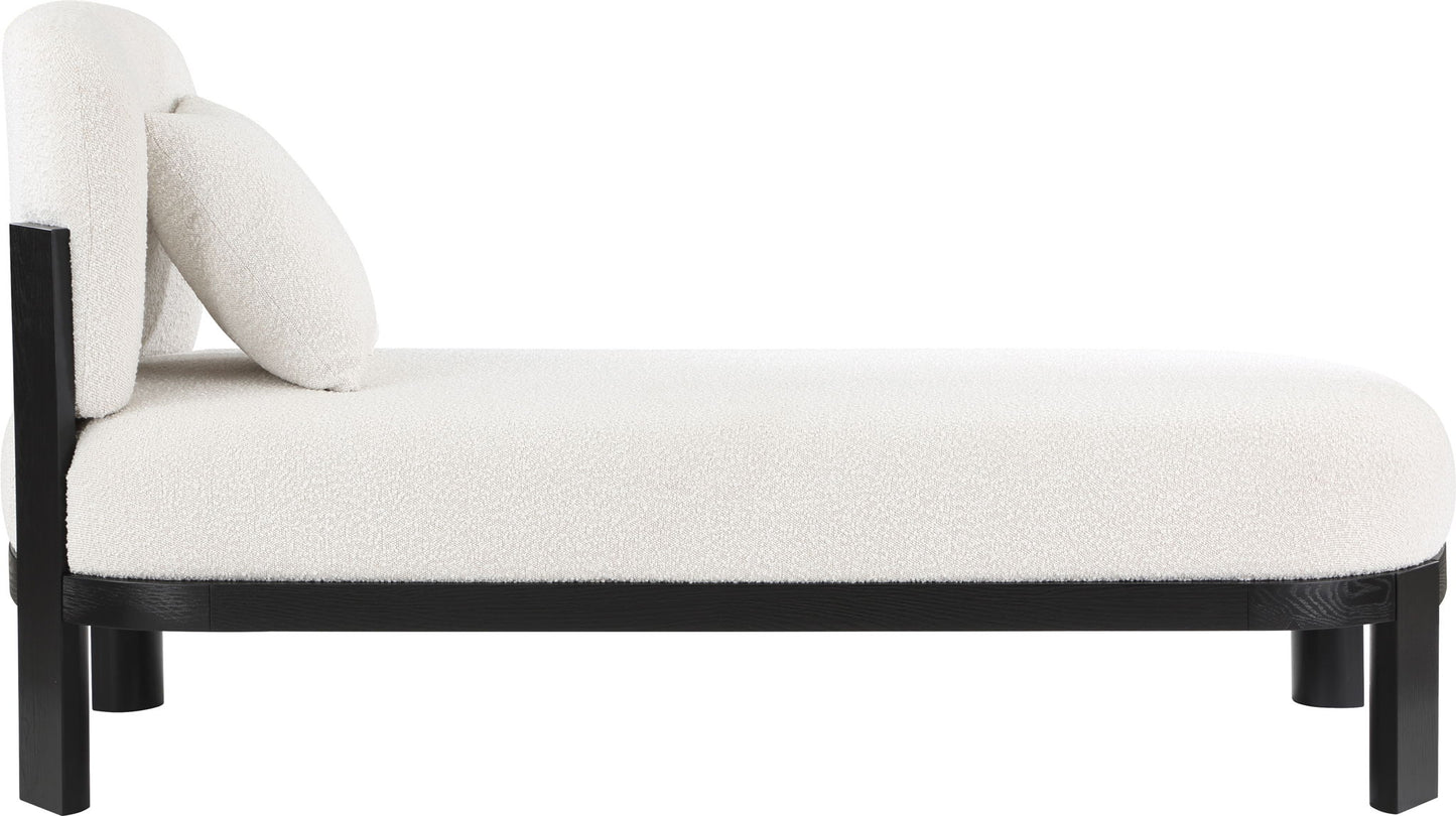 Maybourne - Chaise / Bench With Black Frame