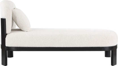 Maybourne - Chaise / Bench With Black Frame