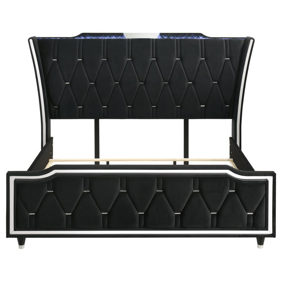 Lorient - LED Upholstered Bed