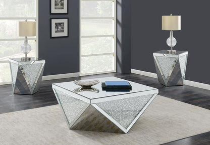 Amore - Mirrored Coffee Table Set