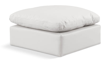 Indulge - Faux Leather Ottoman