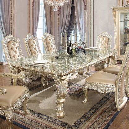 Vatican - Dining Table - Champagne Silver