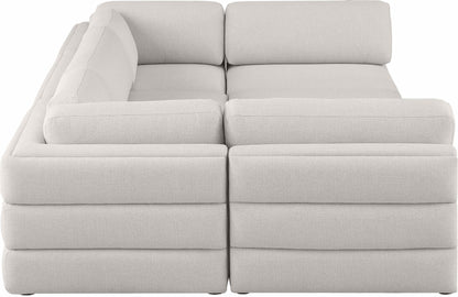 Beckham - 6 Piece Modular U-Shaped Armless Sectional