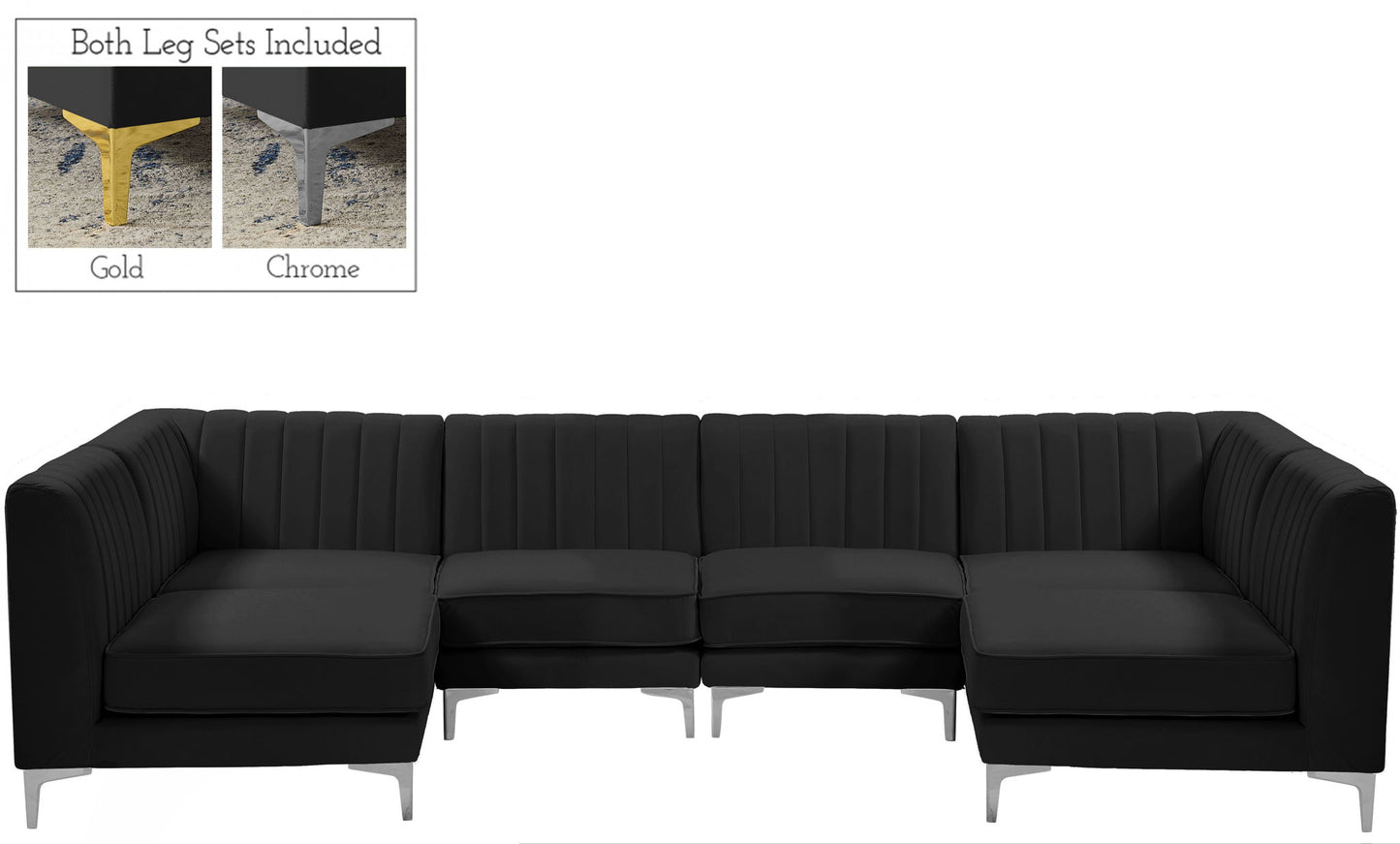 Alina - 6 Piece Modular U-Shaped Sectional