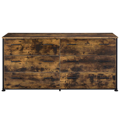 Juvanth - Dresser - Rustic Oak & Black