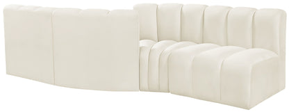 Arc - Velvet 4 Piece Sofa