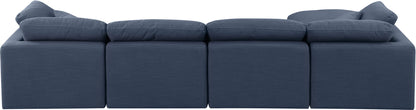 Indulge - Linen 5 Piece Modular Sectional With Chaise