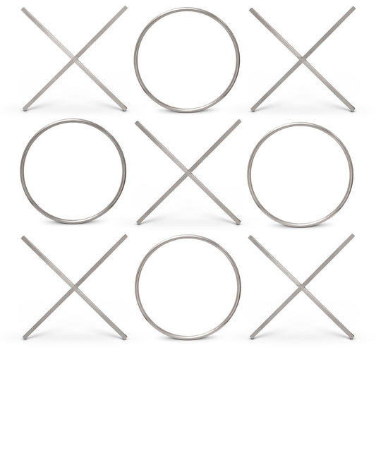 XOXO - Wall Decor - Pearl Silver