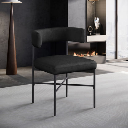 Rivage - Durable Dining Chair With Black Frame (Set of 2)