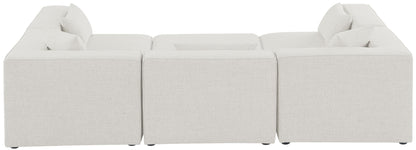 Cube - Linen 6 Piece Modular Sectional