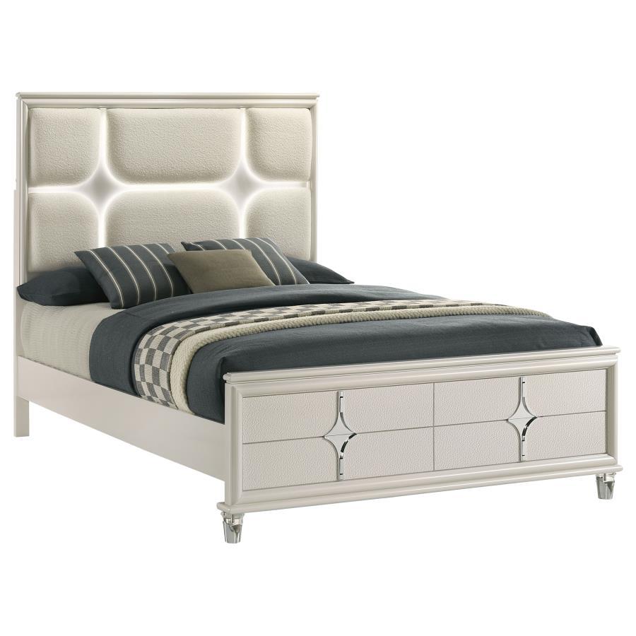 Olivia - Panel Bed LED Headboard