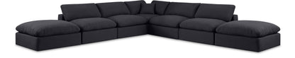 Comfy - 7 Piece Linen Modular Corner Sectional