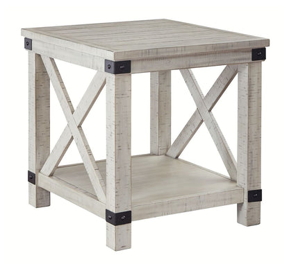 Carynhurst - Rectangular End Table - Whitewash