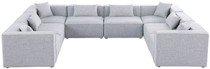 Cube - Linen 8 Piece Modular Sectional