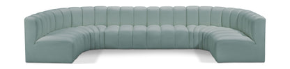 Arc - Faux Leather Modular U-Shaped Sectional