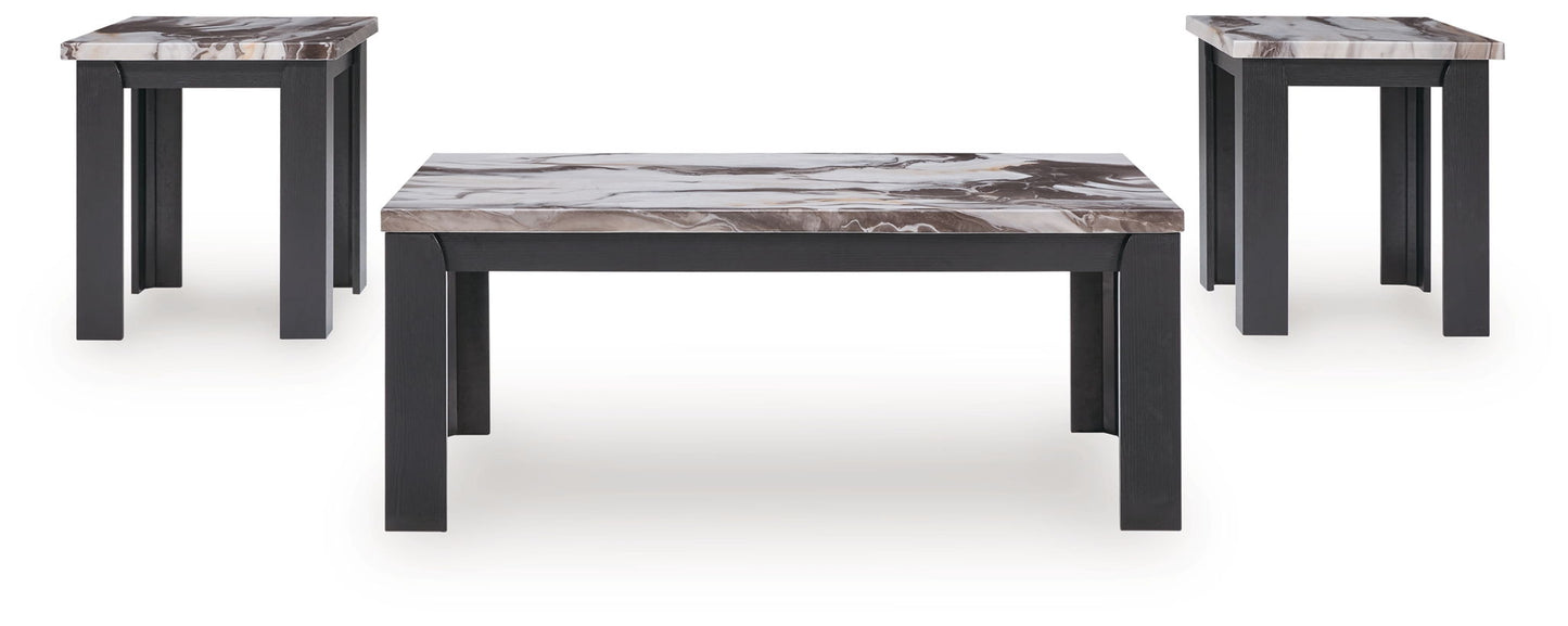 Jazmore - Occasional Table Set (Set of 3) - Dark Brown