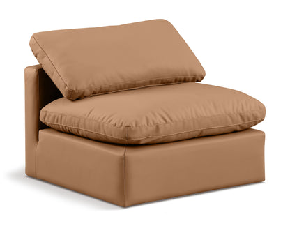 Indulge - Faux Leather Armless Chair