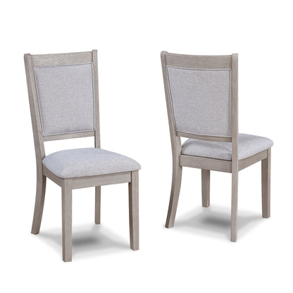 Amara - 5 Piece Round Dining Set Drift Wood - Drift Wood