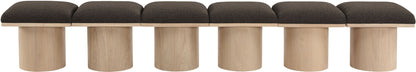 Pavilion - 6 Piece Modular Bench With Natural Base