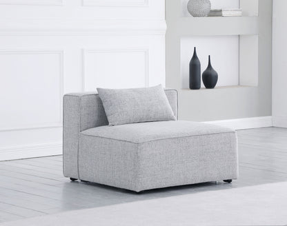 Cube - Linen Armless Chair