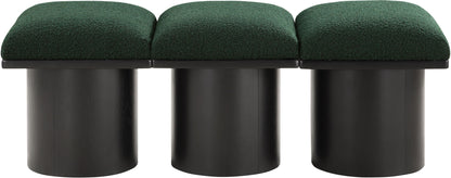 Pavilion - 3 Piece Modular Bench With Black Base