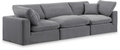 Comfy - Velvet Modular Sofa 3 Seats