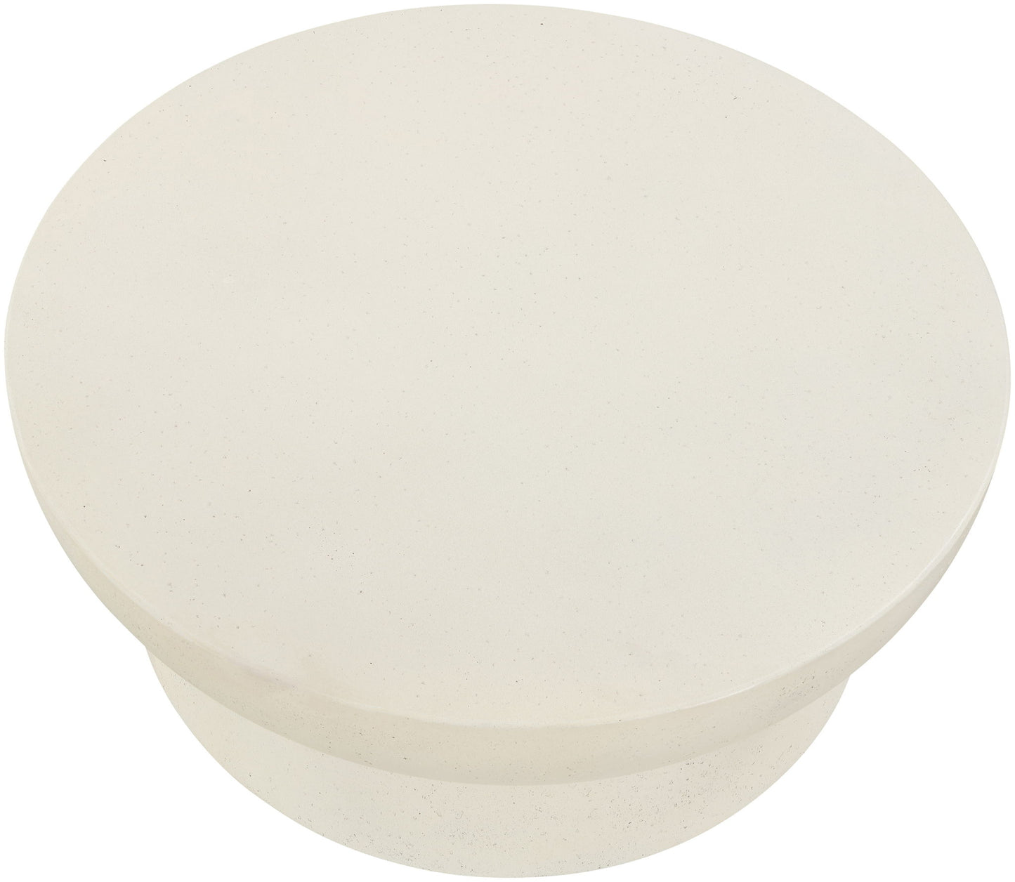 Avaya - Concrete And Fiberglass Indoor / Outdoor Coffee Table - Cream