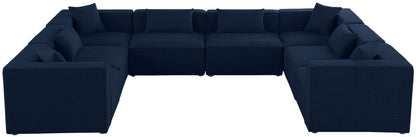 Cube - Linen 8 Piece Modular Sectional