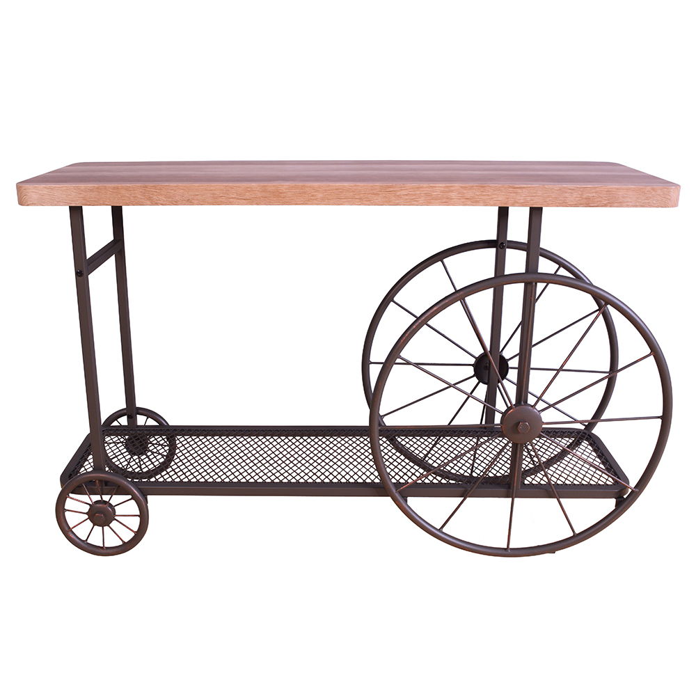 Francie - Sofa Table - Oak & Antique Gray