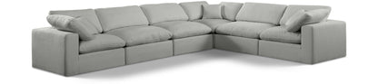 Comfy - 6 Piece Linen Modular Corner Sectional