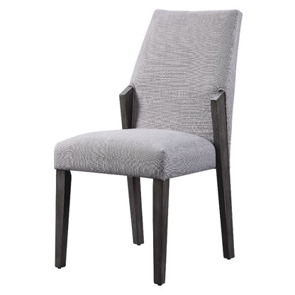 Belay - Side Chair (Set of 2) - Gray Fabric & Gray Oak