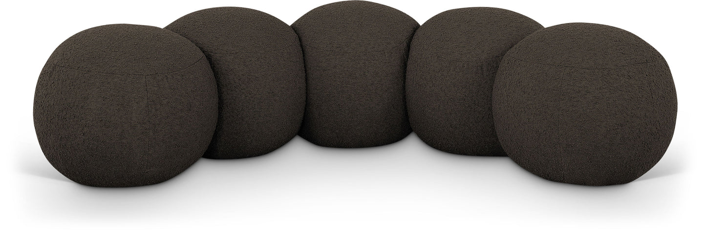 Apollo - Boucle Fabric Bench