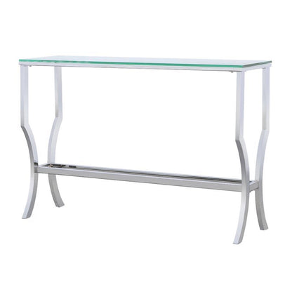 Saide - Rectangular Glass Top Table