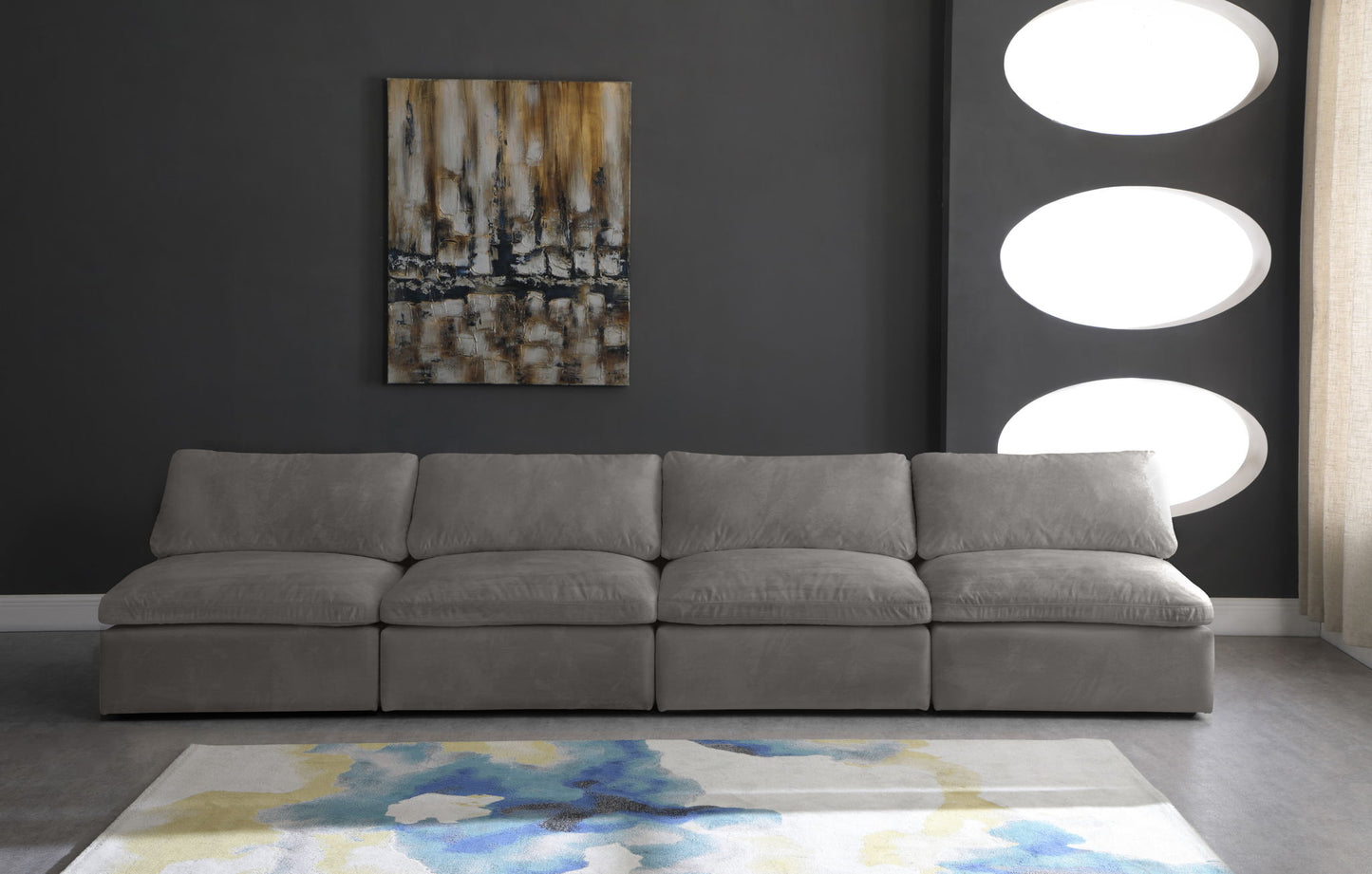 Cozy - Modular Armless 4 Seat Sofa
