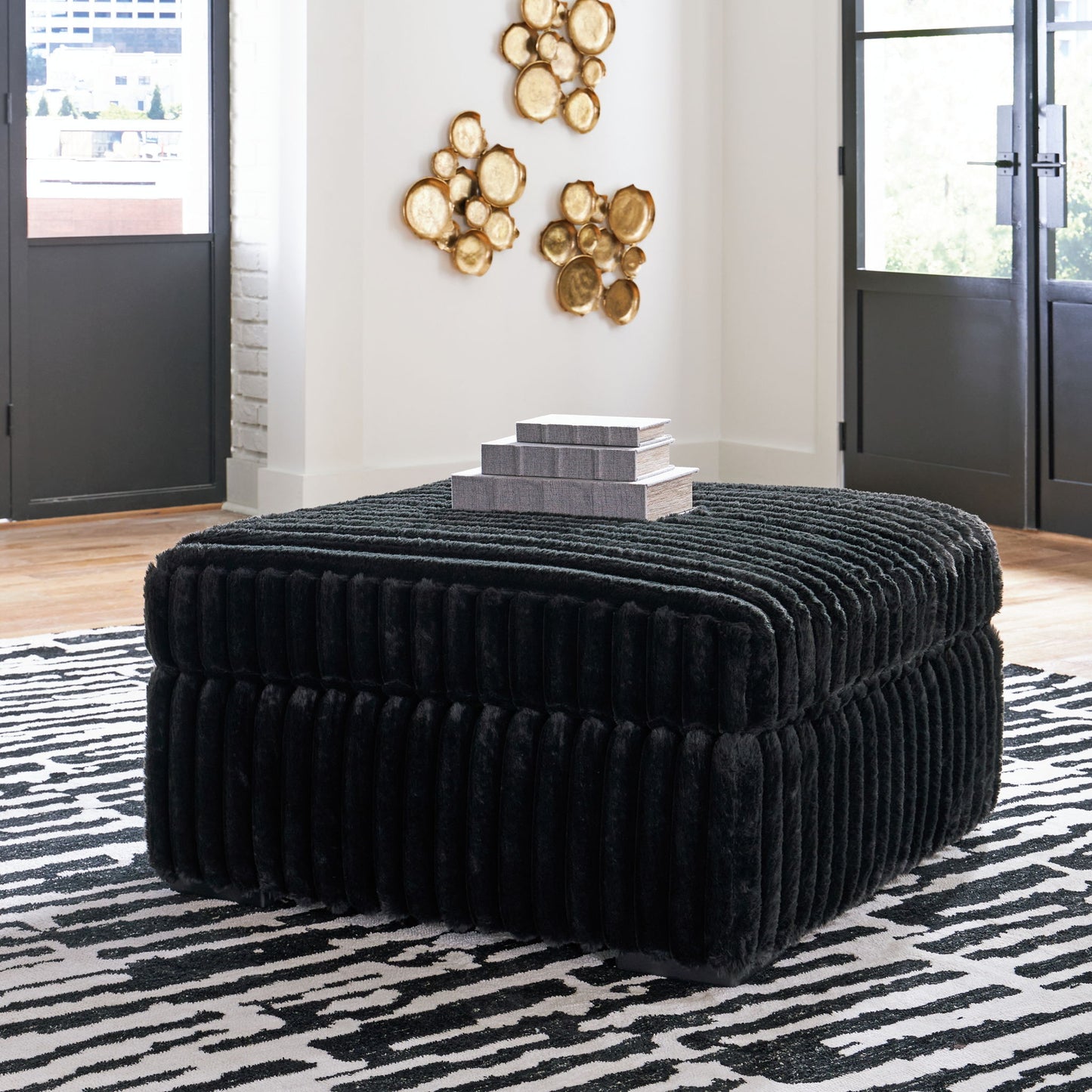 Midnight-Madness - Oversized Accent Ottoman