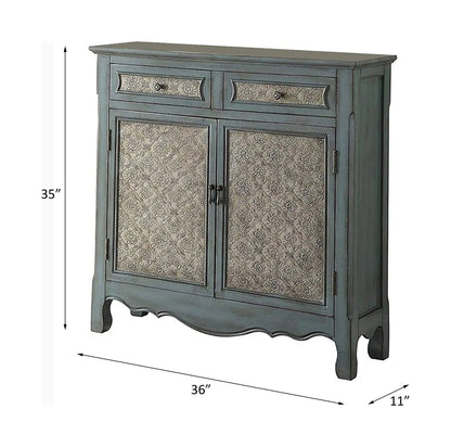 Winchell - 35" Console Cabinet - Antique Blue