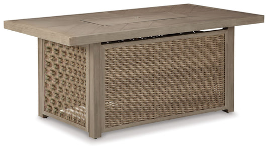 Beachcroft - Rectangular Fire Pit Table
