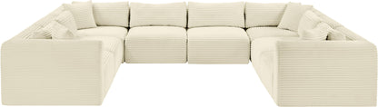 Shaggy - 8 Piece Modular U-Shaped Sectional