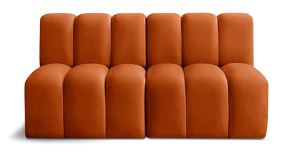 Arc - Velvet 2 Seats Modular Sofa
