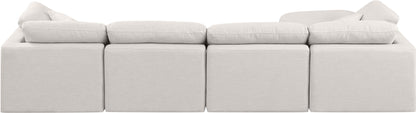 Indulge - Linen 5 Piece Modular Sectional With Chaise