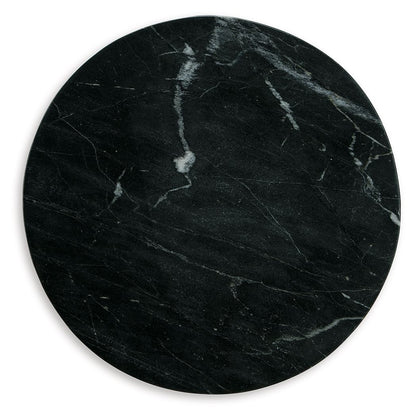 Quinndon - Accent Table - Brown / Black