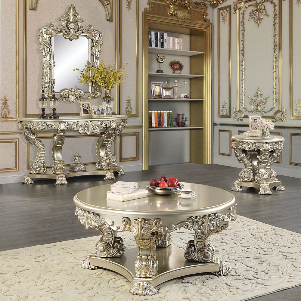 Sorina - End Table - Antique Gold